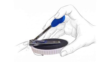 Preview: Nagelknipser mit Saugnäpfen