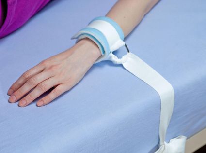 Handfixierung für nicht kooperative Patienten