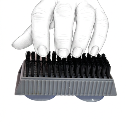 Nagelbürste mit Saugnäpfen
