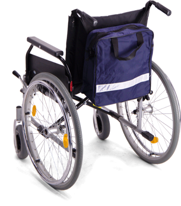 Rollstuhl Tasche Hinten