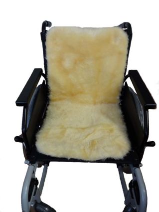 Rollstuhlauflage Medizinisches Lammfell