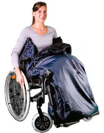 Schlupfsack für Rollstuhl für Damen u. Herren