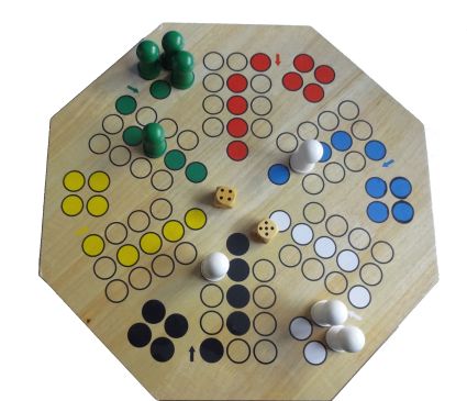 Brettspiel LUDO JUMBO "Extra groß"