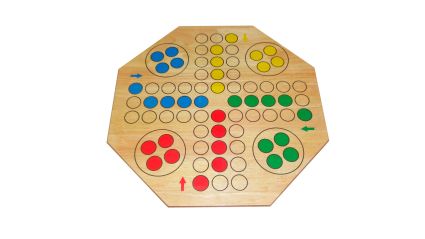 Brettspiel LUDO JUMBO "Extra groß"