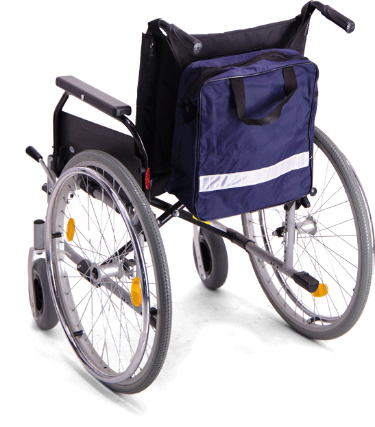 Rollstuhl-Regenschutz mit Ärmel