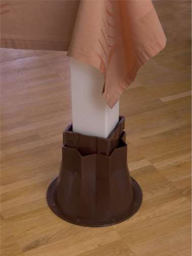 Betterhohung Eckig Holz