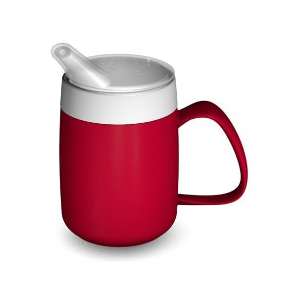 Thermobecher V mit Trink-Trick Thermobecher V mit Trink-Trick