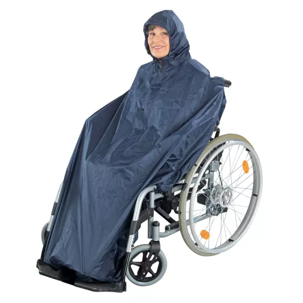 Regencape ohne Ärmeln mit Kapuze