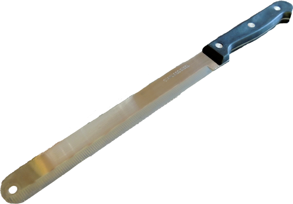 Brötchen Schneidehilfe Messer