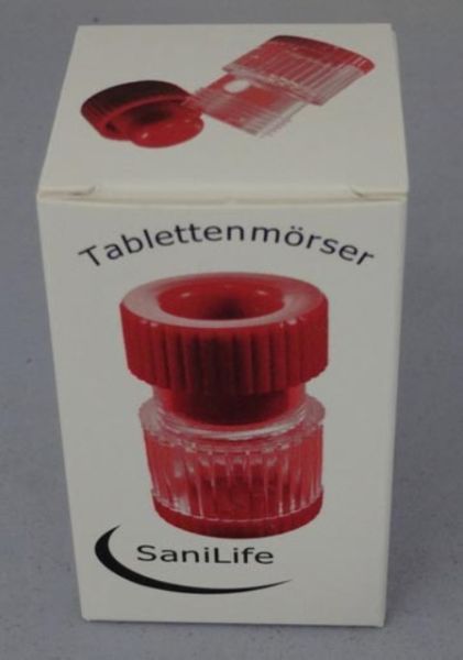 Tablettenmörser rot Tablettenmörser rot