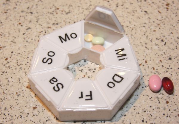 Wochen-Tablettendose, klein