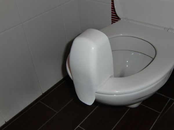 Gepolsterter Toilettensitz Mit Spritzschutz Und Sicherem Griff Weicher 